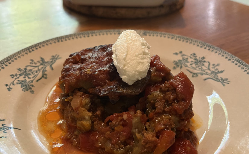 Moussaka rapide mais néanmoins trop bonne